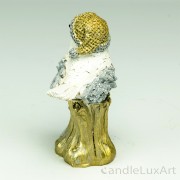 Vögel Weihnachtsfiguren 3 Varianten gold weis silber 11cm